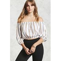 Contemporary Striped Crop Top