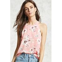 Cowl Back Floral Top