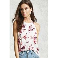 Cowl Back Floral Top