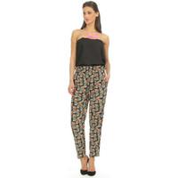 compania fantastica trousers ember womens trousers in black