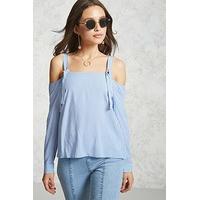 contemporary open shoulder top