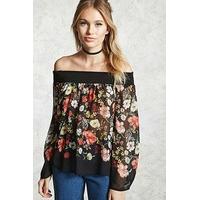 contemporary floral print top