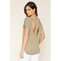 Contemporary Cutout-Back Top