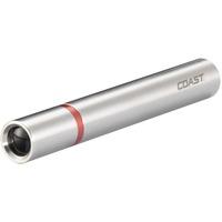 coast 1xaaa stainless steel 26 lumens max beam inspection pen torch