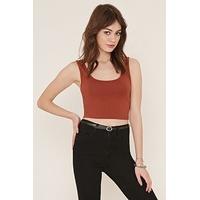 Cotton-Blend Crop Top