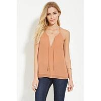 Contemporary Cutout-Back Top