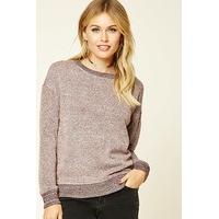 contemporary marled jumper