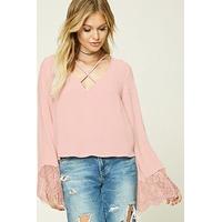 Contemporary Strappy-Front Top