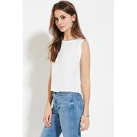 Contemporary Cuffed Crepe Top