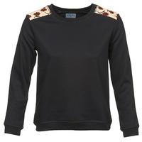 compania fantastica floral womens sweatshirt in black