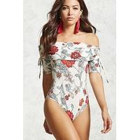 Contemporary Floral Bodysuit