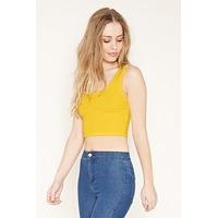 Cotton-Blend Crop Top