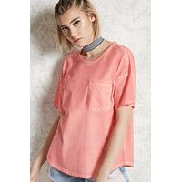 contemporary cutout pocket tee