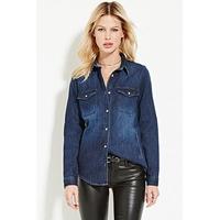 contemporary classic denim shirt