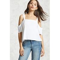 contemporary open shoulder top