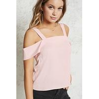 contemporary open shoulder top