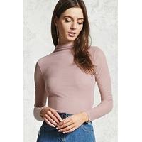 contemporary mock neck top