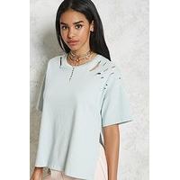 Contemporary Distressed Top