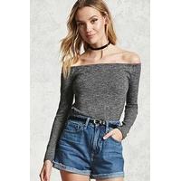 Contemporary Marled Knit Top