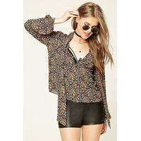 contemporary floral print top