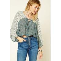 Contemporary Ornate Print Top