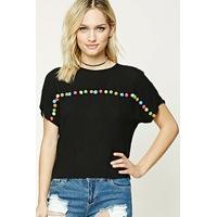 Contemporary Pom Pom Boxy Top