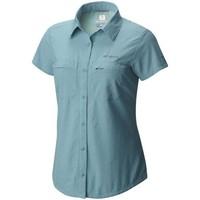columbia irico ss shirtteal heather womens short sleeved shirt in mult ...
