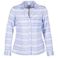 columbia early tide womens shirt in blue