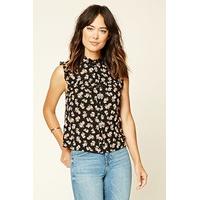 contemporary floral print top