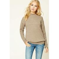 Contemporary Wool-Blend Jumper