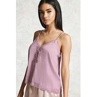 contemporary lace trim cami