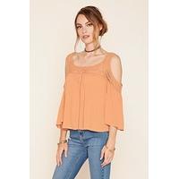 contemporary open shoulder top