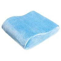 cocoon memory foam contoured travel pillow slate blue
