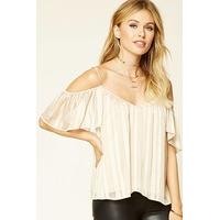 contemporary open shoulder top