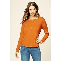 contemporary ribbed knit top