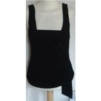 Coast Sleeveless Top, Size 12, Black