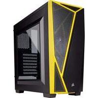 Corsair - Carbide Series SPEC-04 Windowed Mid-Tower ATX Gaming Computer Case - Black/Yellow