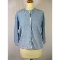 Courtelle Lurex by Fantastic knitwear - Size: M - Blue - Cardigan