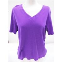 Country Casuals - Size: L - Purple - Short sleeved top