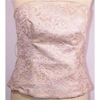 Coast size 12 beige bustier top