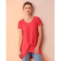 Coral Tuck Side Tunic