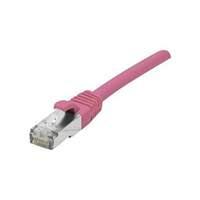 Connect 7.50 m Full Copper RJ45 Cat.6a S/FTP LSZH Snagless Patch Cord - Pink