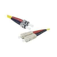 Connect 3 m OS2 9/125 LSZH ST/SC Fiber Duplex Patch Cord - Yellow