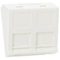 conduit connector boxes double metz connect 130915c4502 e pure white