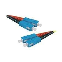 Connect 1 m OS2 9/125 LSZH SC/SC Fiber Duplex Patch Cord - Yellow