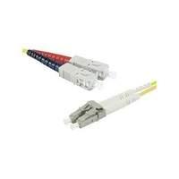 connect 1 m os2 9125 lszh sclc fiber duplex patch cord yellow