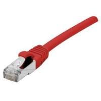 connect 750 m full copper rj45 cat6a sftp lszh snagless patch cord red