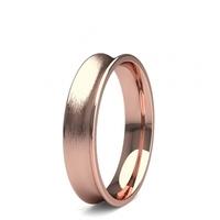 Concave Profile Comfort Fit Classic Plain Wedding Band