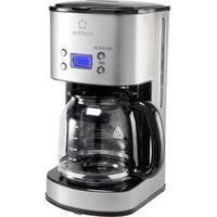 Coffee maker Renkforce CM4216 Stainless steel, Black Cup volume=12 Display, Timer