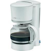 Coffee maker Clatronic KA3555 White, Silver Cup volume=8 Plate warmer